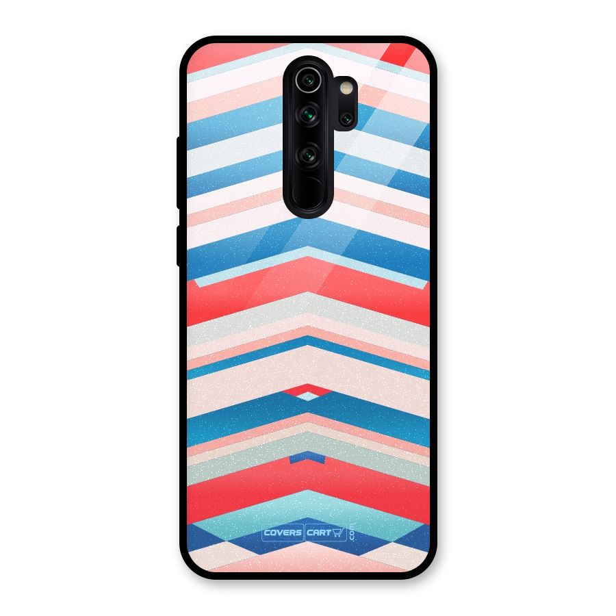 Unique Vibrant Colours Glass Back Case for Redmi Note 8 Pro