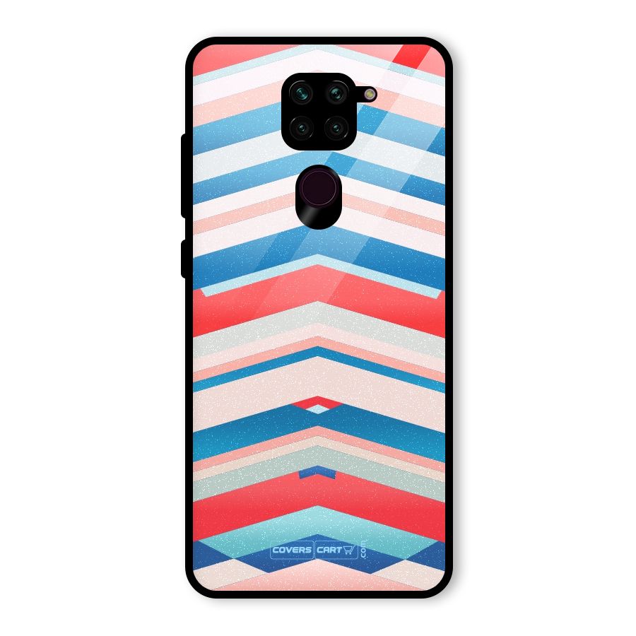Unique Vibrant Colours Glass Back Case for Redmi Note 9