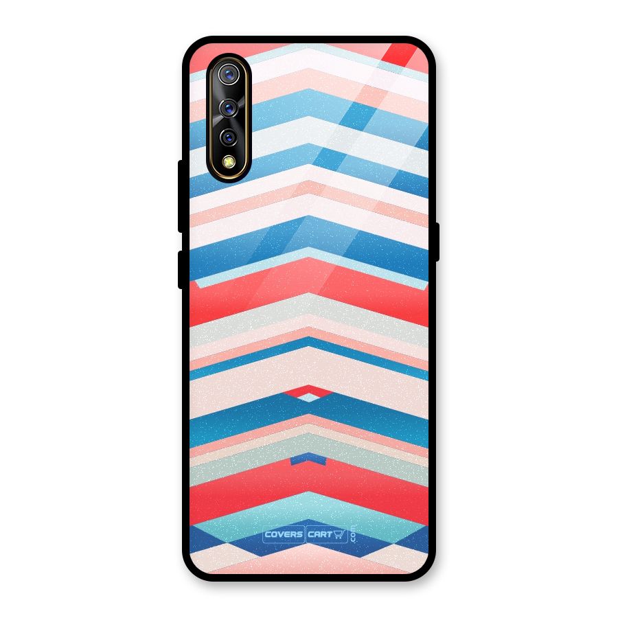 Unique Vibrant Colours Glass Back Case for Vivo S1