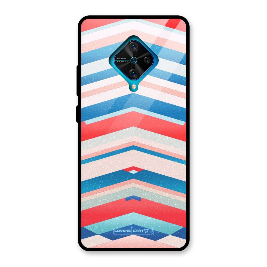 Unique Vibrant Colours Glass Back Case for Vivo S1 Pro
