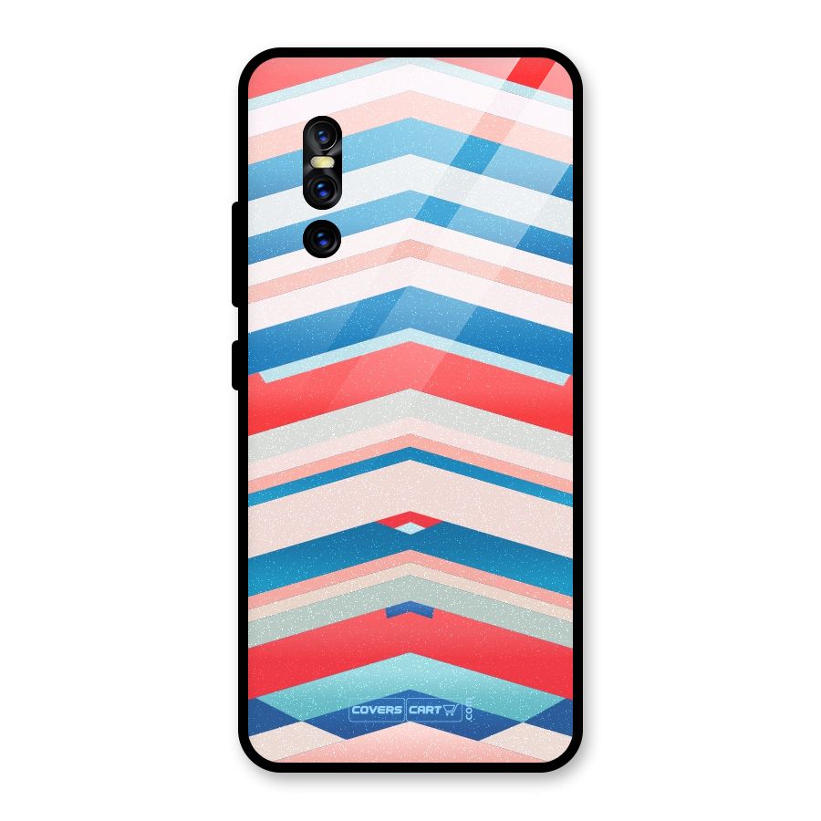 Unique Vibrant Colours Glass Back Case for Vivo V15 Pro
