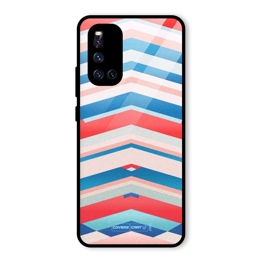 Unique Vibrant Colours Glass Back Case for Vivo V19