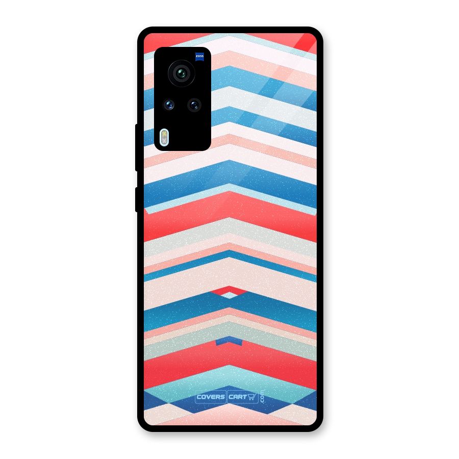 Unique Vibrant Colours Glass Back Case for Vivo X60 Pro