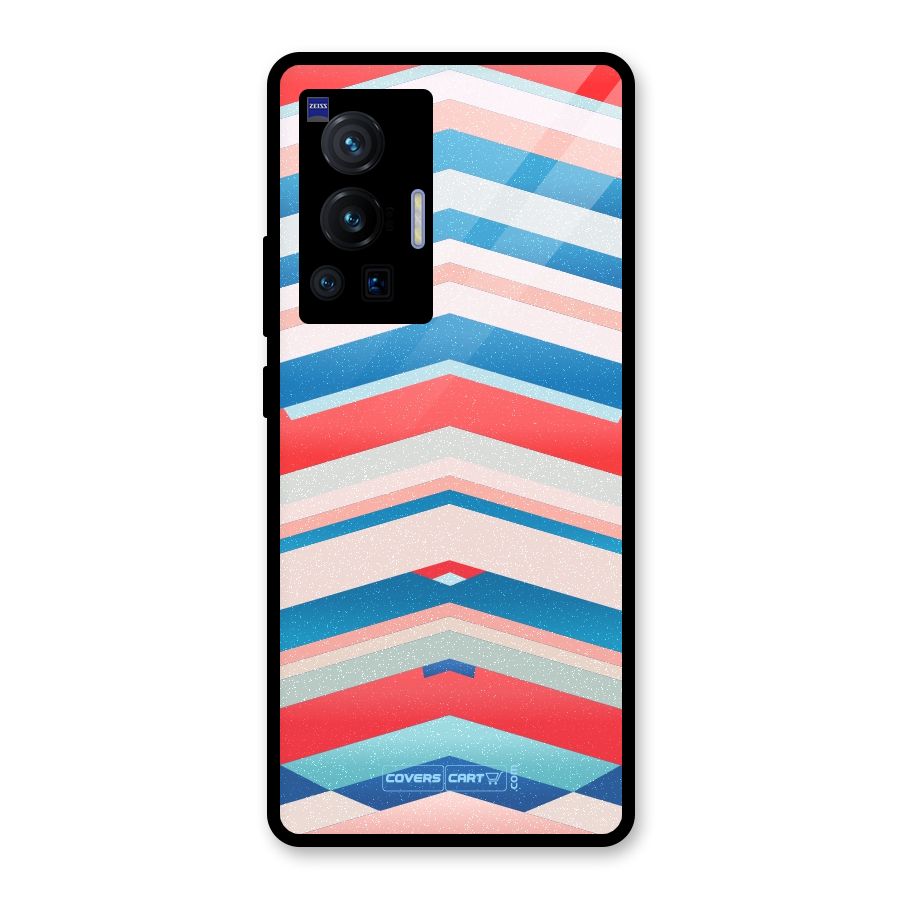 Unique Vibrant Colours Glass Back Case for Vivo X70 Pro