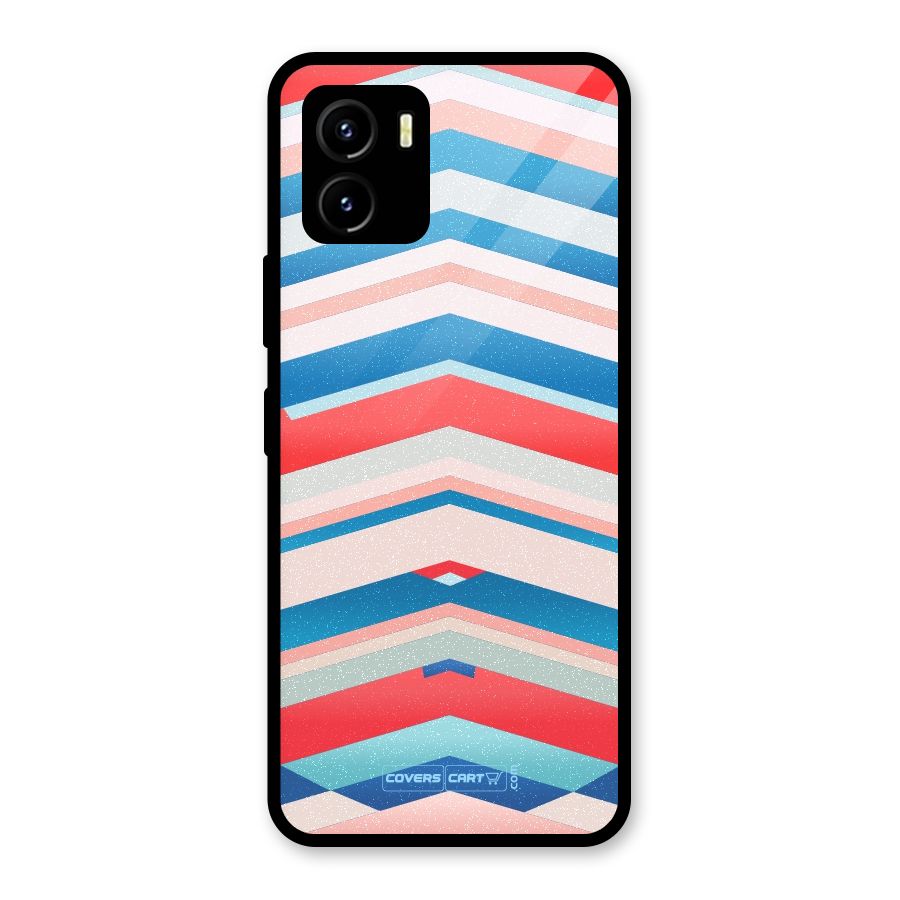 Unique Vibrant Colours Glass Back Case for Vivo Y15s