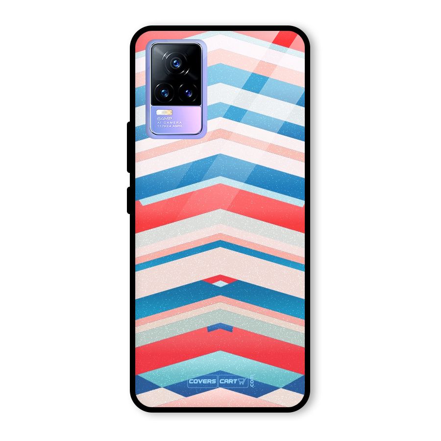 Unique Vibrant Colours Glass Back Case for Vivo Y73