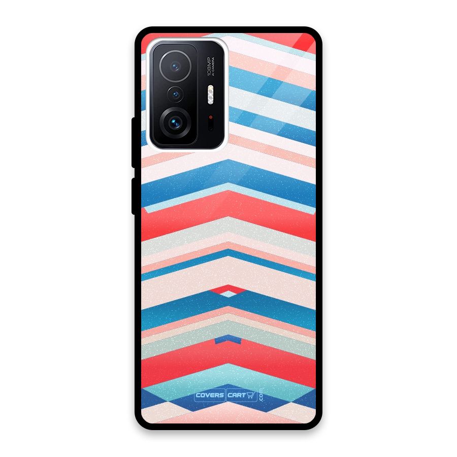 Unique Vibrant Colours Glass Back Case for Xiaomi 11T Pro