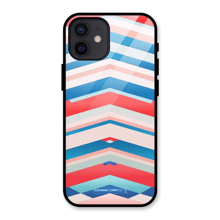 Unique Vibrant Colours Glass Back Case for iPhone 12