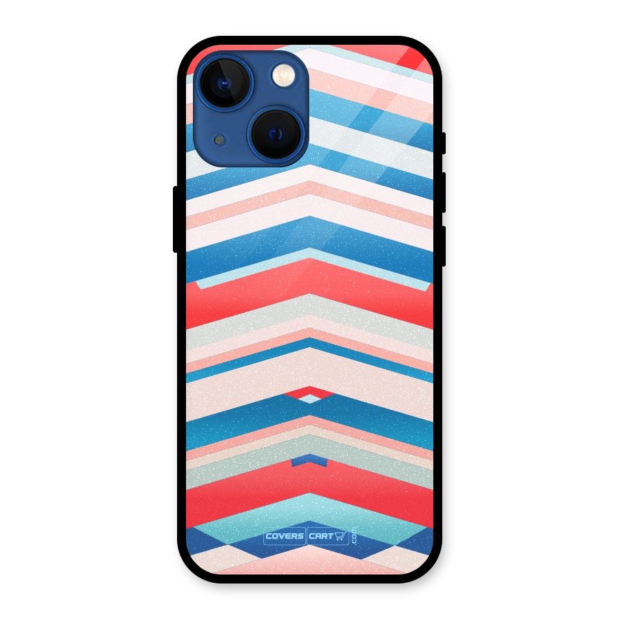 Unique Vibrant Colours Glass Back Case for iPhone 13 Mini