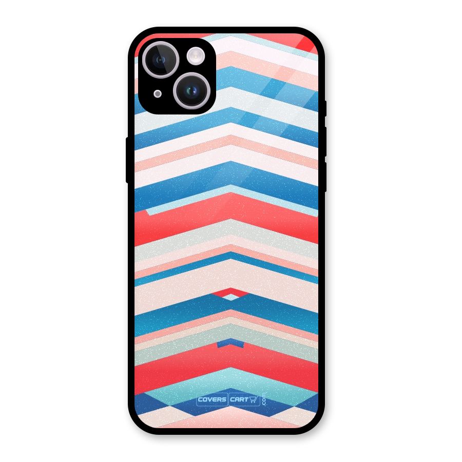 Unique Vibrant Colours Glass Back Case for iPhone 14 Plus