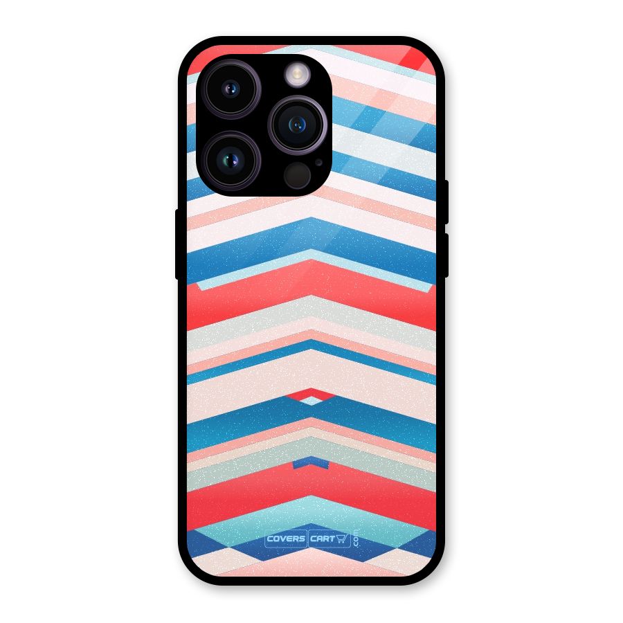 Unique Vibrant Colours Glass Back Case for iPhone 14 Pro