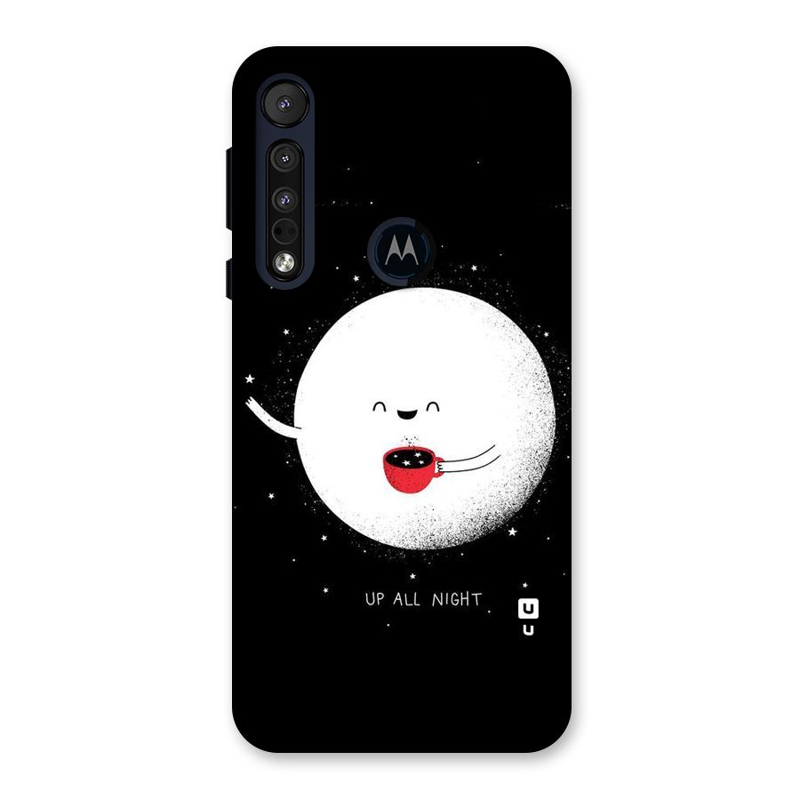 Up All Night Back Case for Motorola One Macro