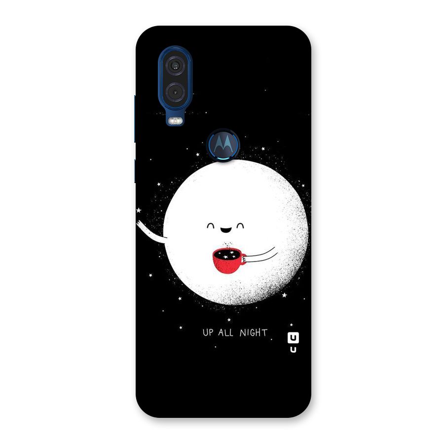 Up All Night Back Case for Motorola One Vision