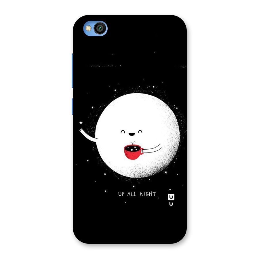 Up All Night Back Case for Redmi Go