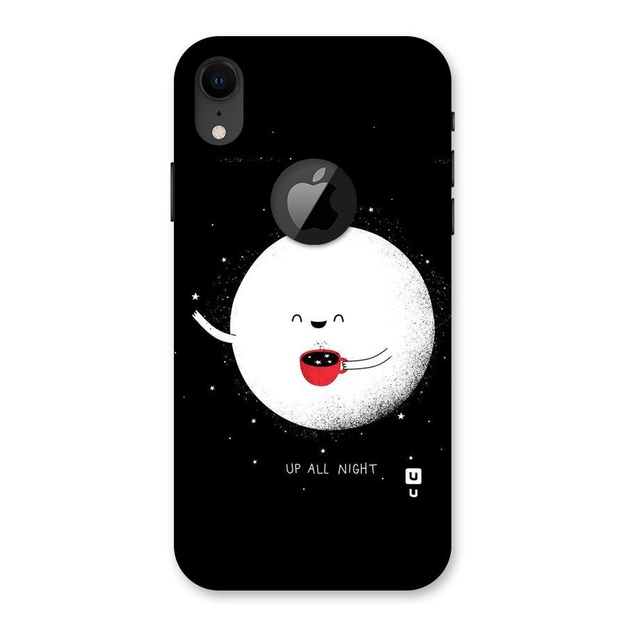 Up All Night Back Case for iPhone XR Logo Cut