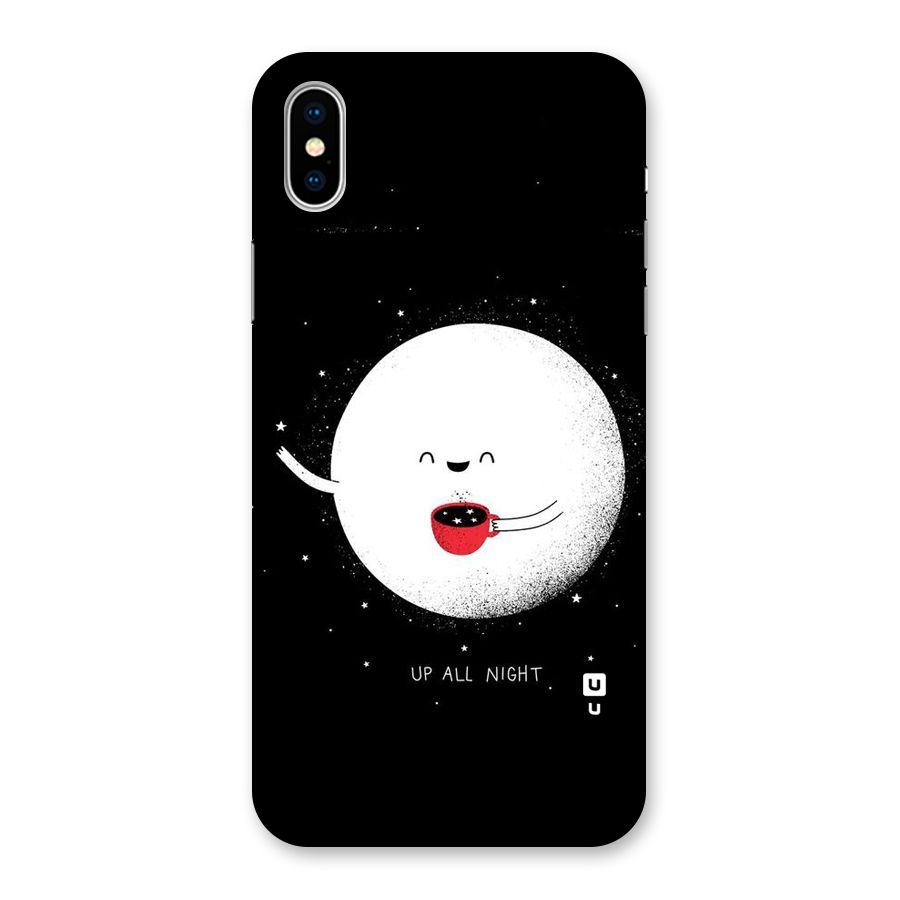 Up All Night Back Case for iPhone XS