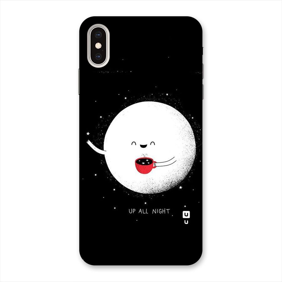Up All Night Back Case for iPhone XS Max