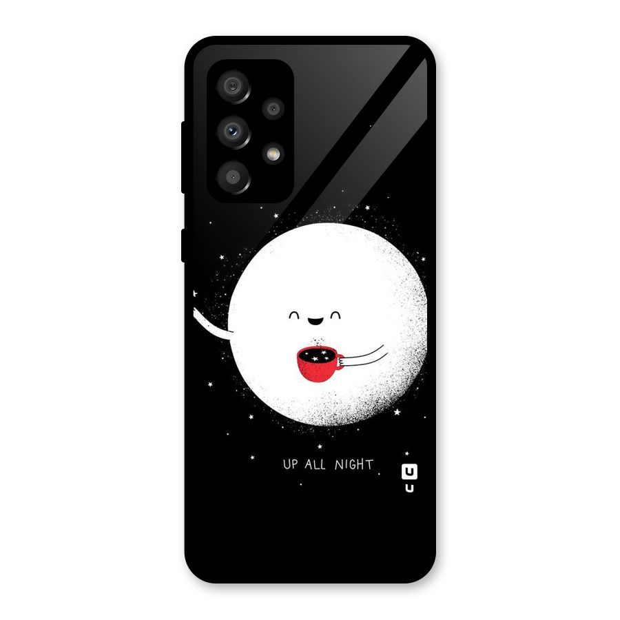 Up All Night Glass Back Case for Galaxy A32