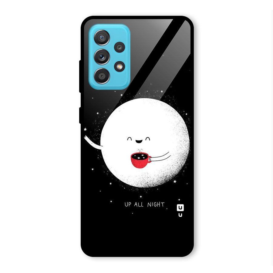 Up All Night Glass Back Case for Galaxy A52s 5G