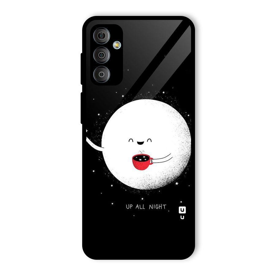Up All Night Glass Back Case for Galaxy F23