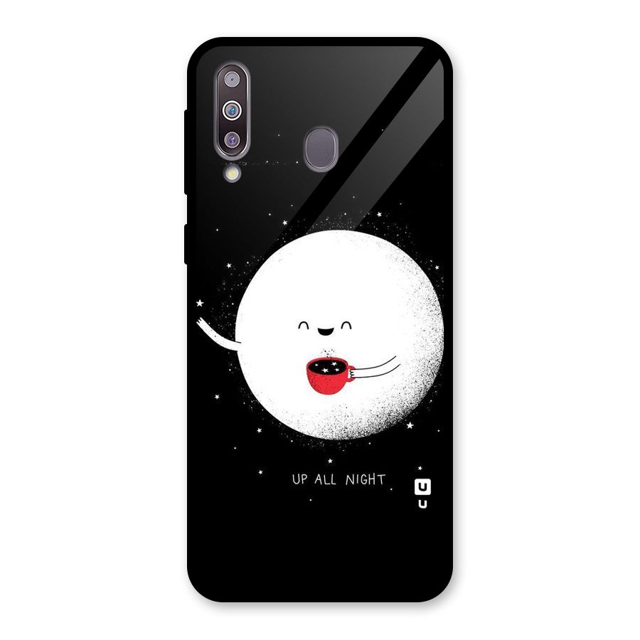 Up All Night Glass Back Case for Galaxy M30