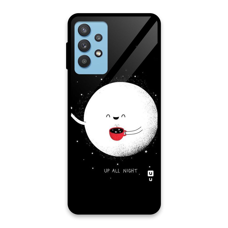 Up All Night Glass Back Case for Galaxy M32 5G
