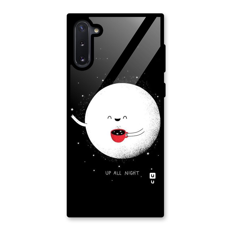 Up All Night Glass Back Case for Galaxy Note 10