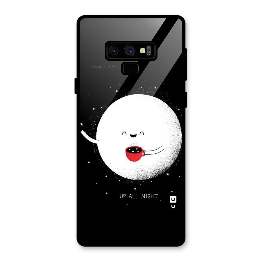 Up All Night Glass Back Case for Galaxy Note 9