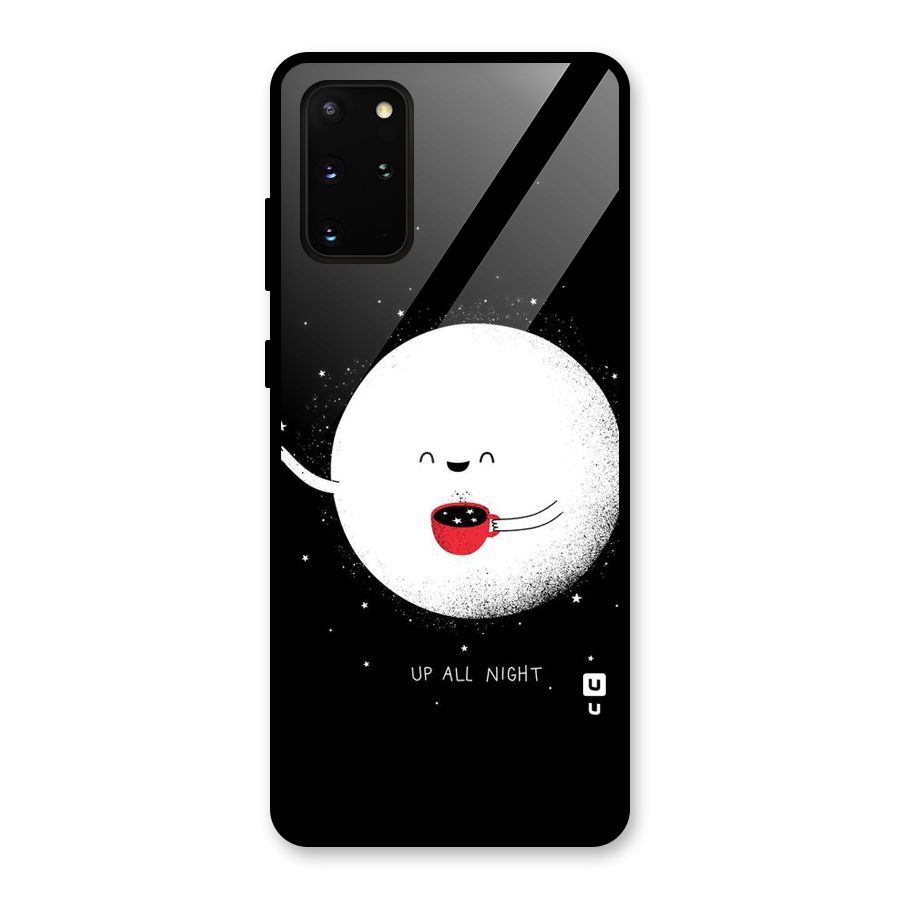 Up All Night Glass Back Case for Galaxy S20 Plus