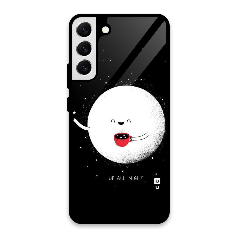 Up All Night Glass Back Case for Galaxy S22 Plus 5G