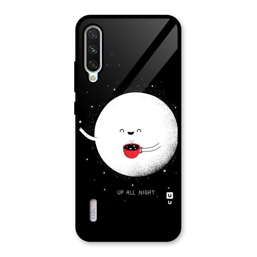 Up All Night Glass Back Case for Mi A3
