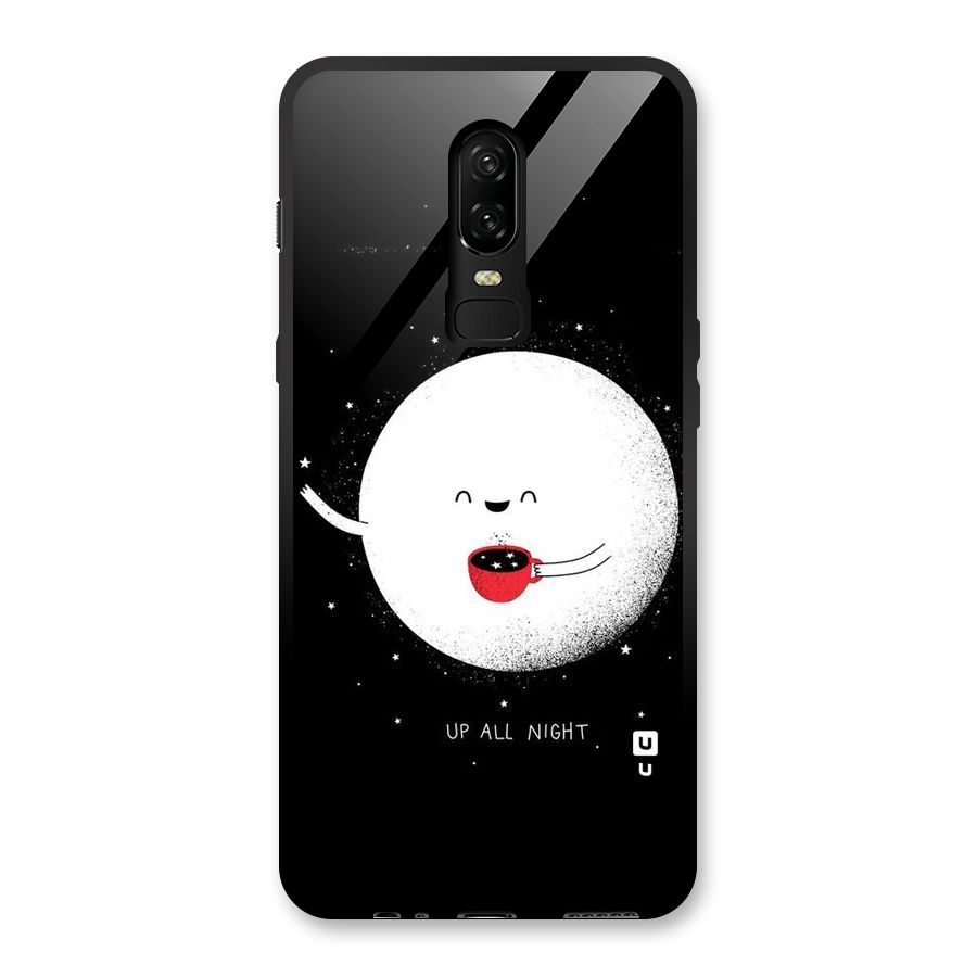 Up All Night Glass Back Case for OnePlus 6