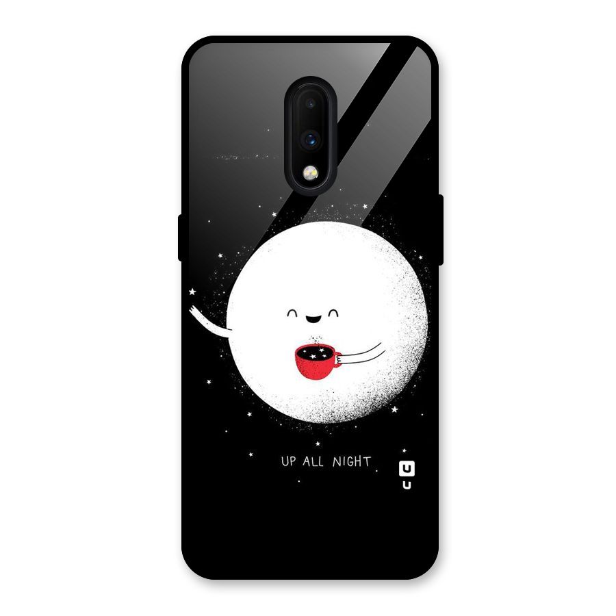 Up All Night Glass Back Case for OnePlus 7