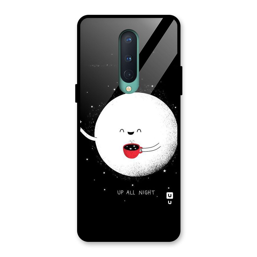 Up All Night Glass Back Case for OnePlus 8