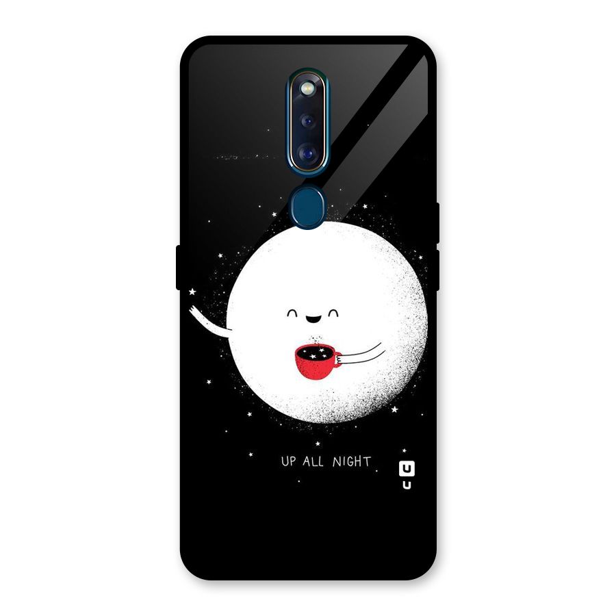 Up All Night Glass Back Case for Oppo F11 Pro