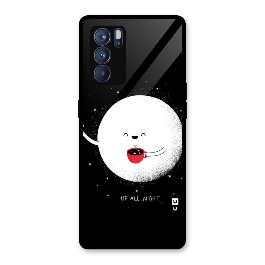 Up All Night Glass Back Case for Oppo Reno6 Pro 5G