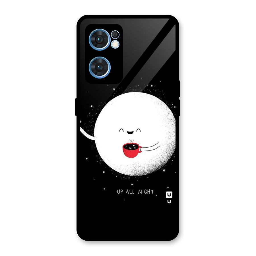 Up All Night Glass Back Case for Oppo Reno7 5G