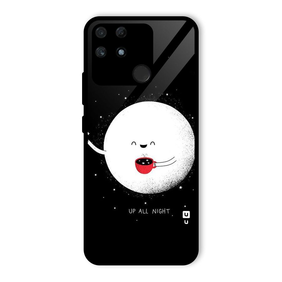 Up All Night Glass Back Case for Realme Narzo 50A
