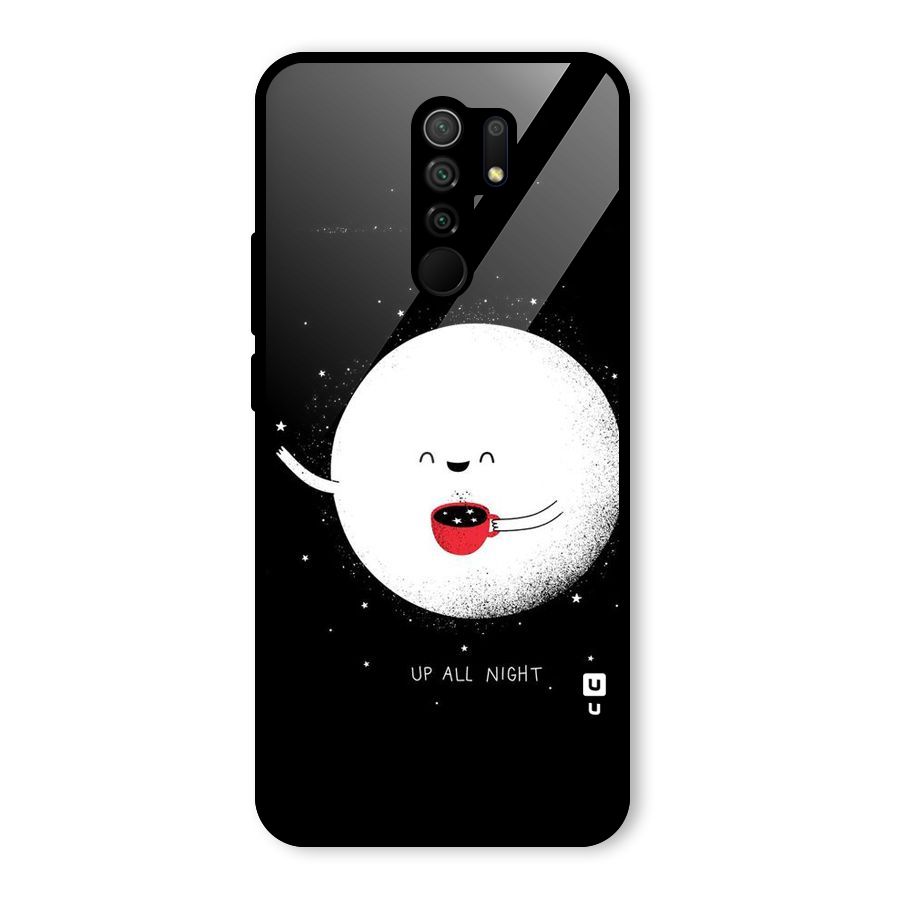 Up All Night Glass Back Case for Redmi 9 Prime