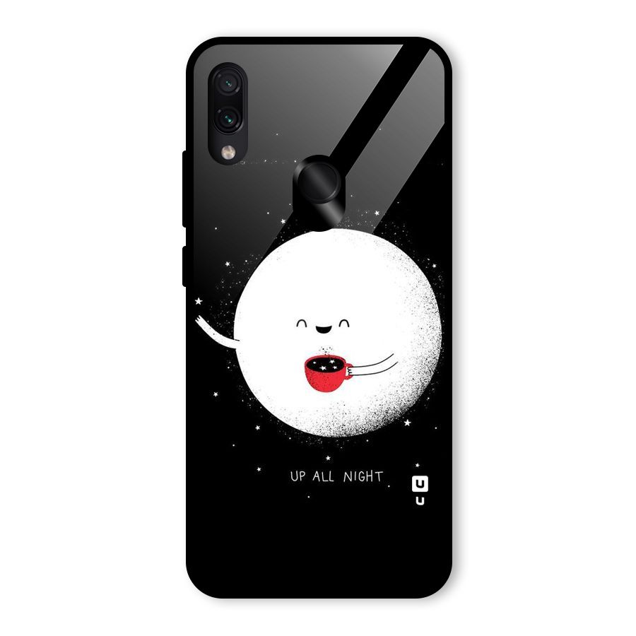 Up All Night Glass Back Case for Redmi Note 7