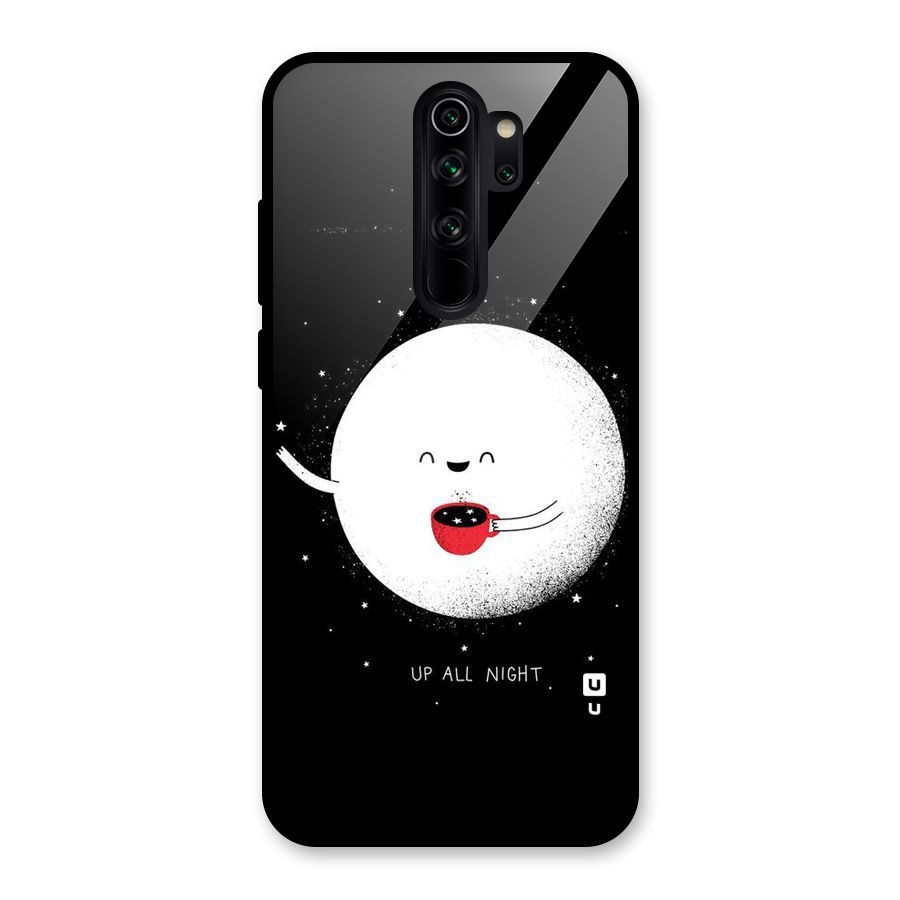 Up All Night Glass Back Case for Redmi Note 8 Pro