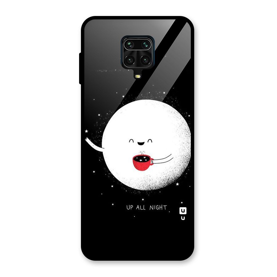 Up All Night Glass Back Case for Redmi Note 9 Pro