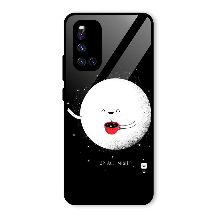 Up All Night Glass Back Case for Vivo V19