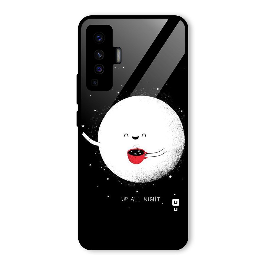 Up All Night Glass Back Case for Vivo X50