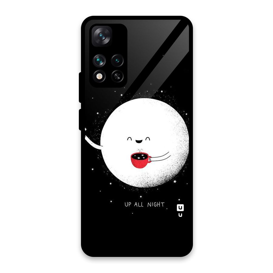 Up All Night Glass Back Case for Xiaomi 11i HyperCharge 5G