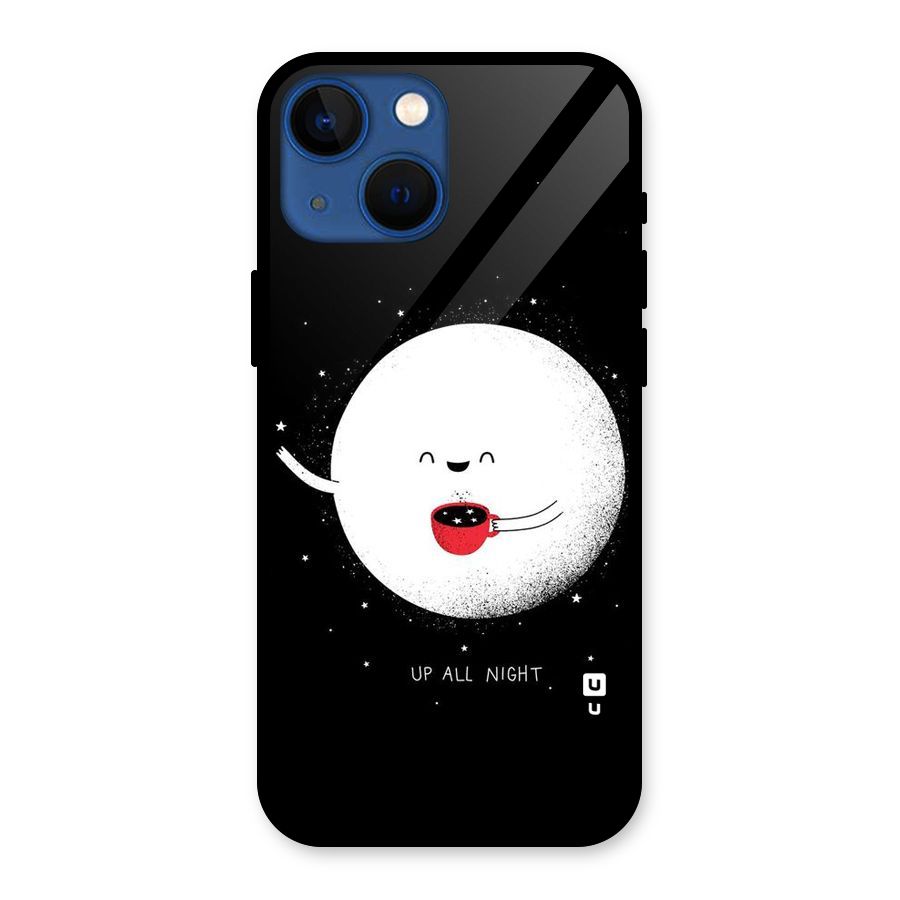 Up All Night Glass Back Case for iPhone 13 Mini