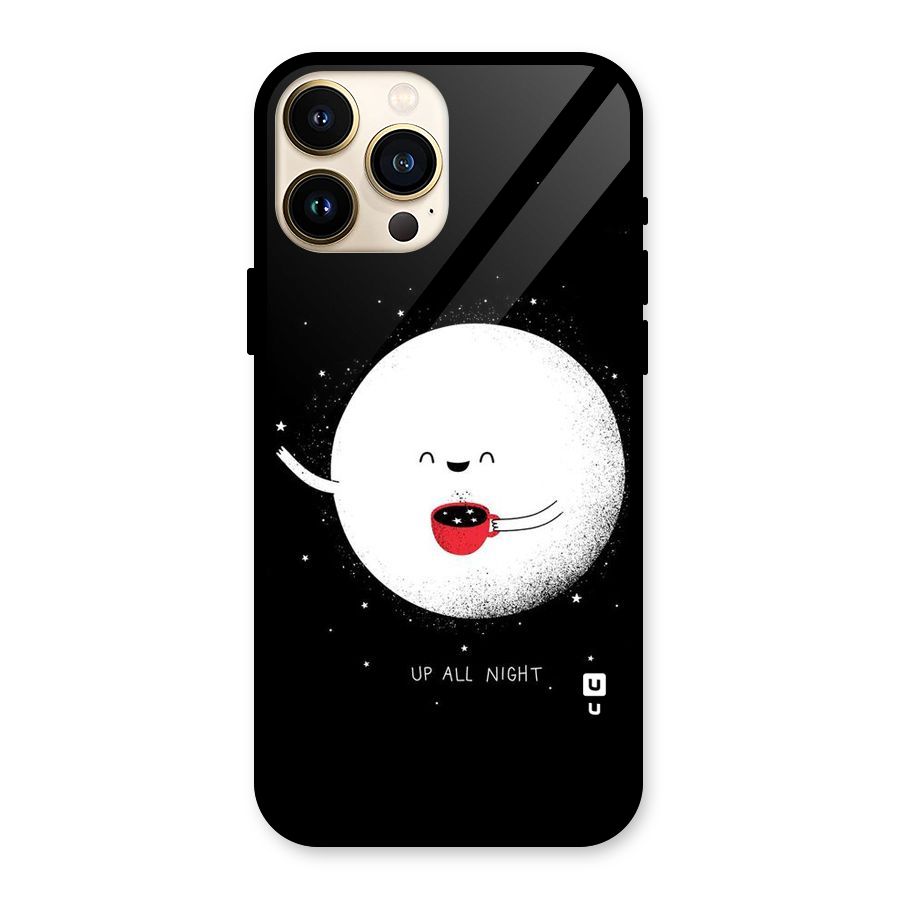 Up All Night Glass Back Case for iPhone 13 Pro Max