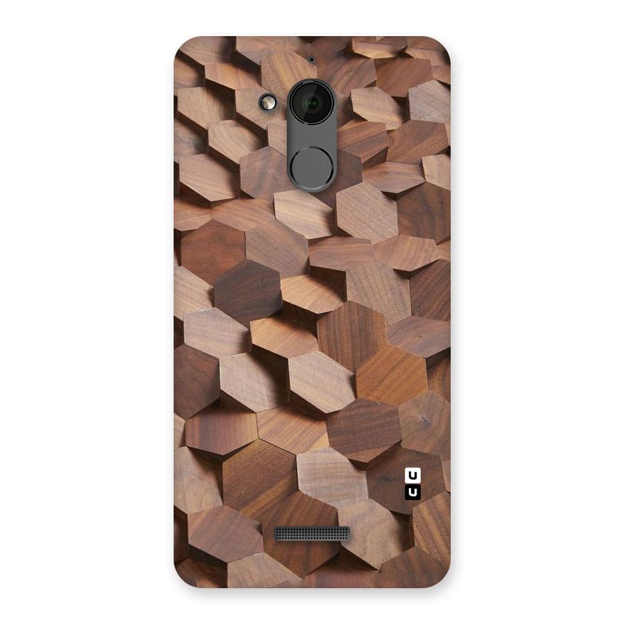Uplifted Wood Hexagons Back Case for Coolpad Note 5