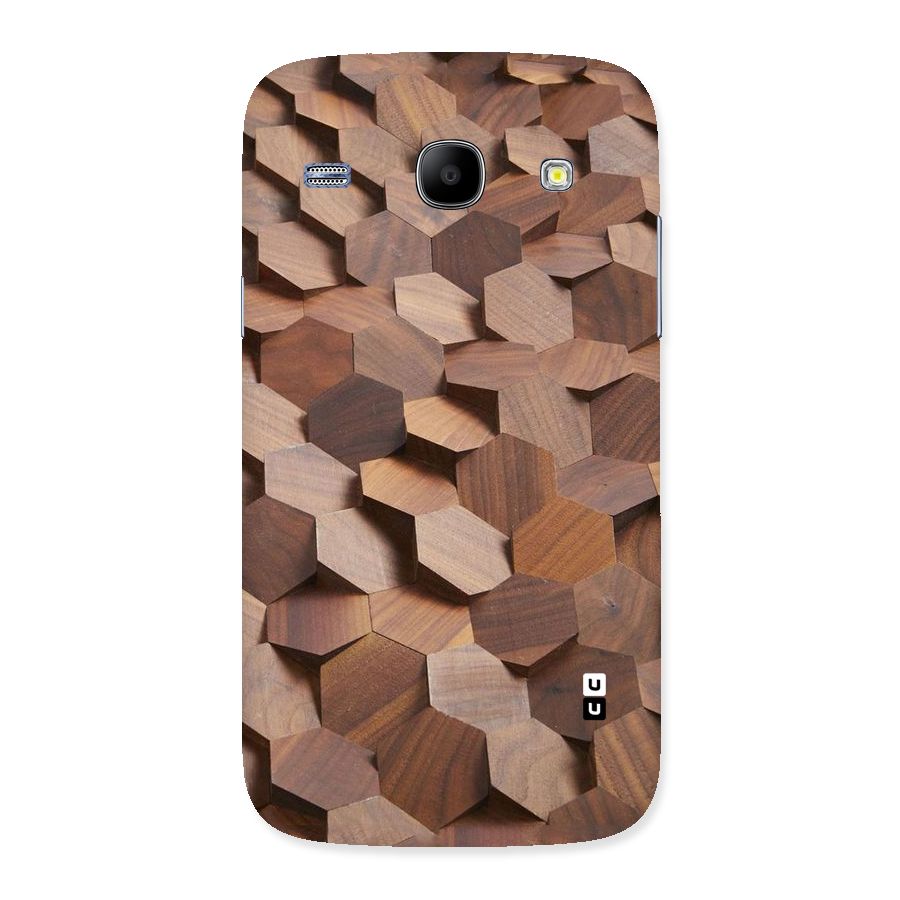Uplifted Wood Hexagons Back Case for Galaxy Core