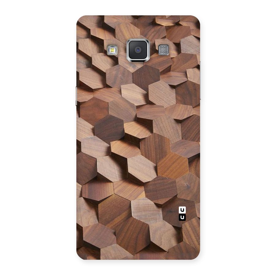 Uplifted Wood Hexagons Back Case for Galaxy Grand 3